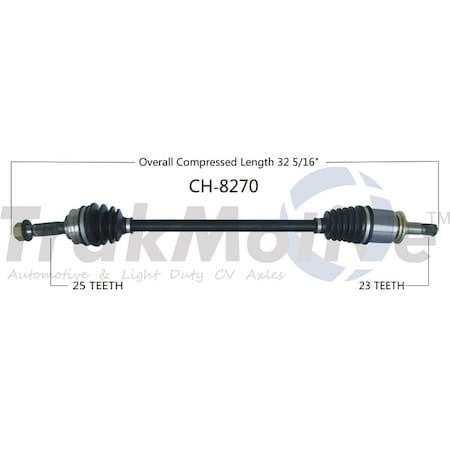Surtrack Axle Cv Axle Shaft, Ch-8270 CH-8270